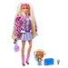 Papusa Barbie Extra Style Blonda cu Codite si Ursulet